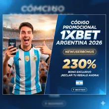 Código Promocional 1xbet Argentina 2026